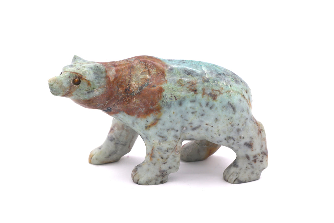 Turquoise Bear Carving