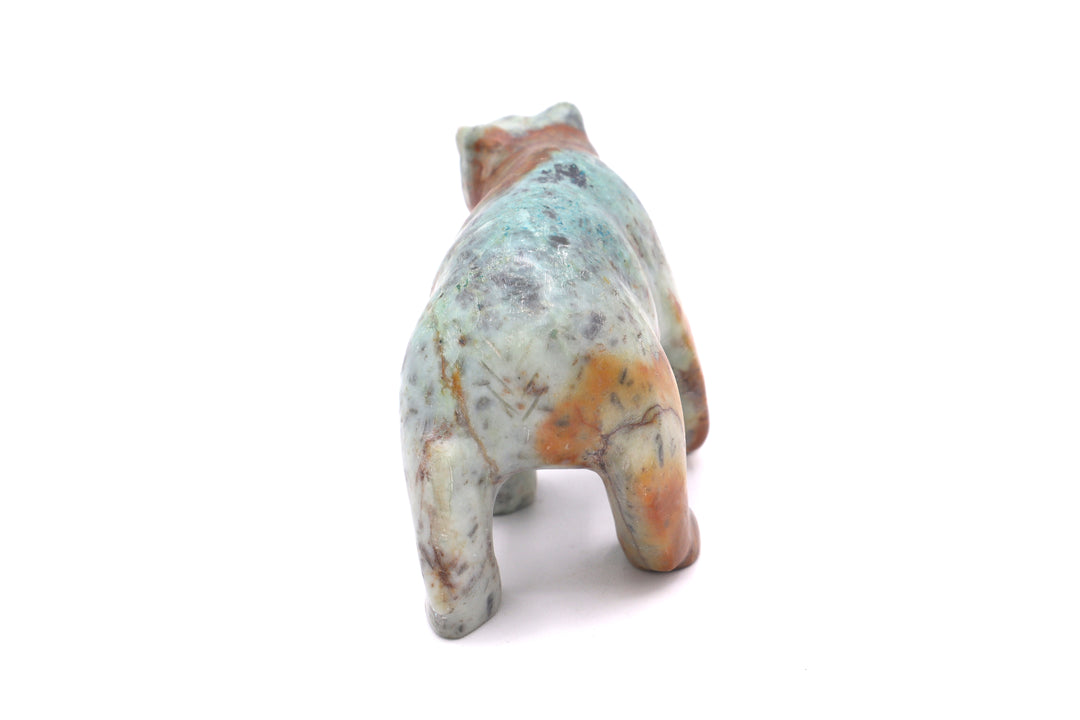 Turquoise Bear Carving