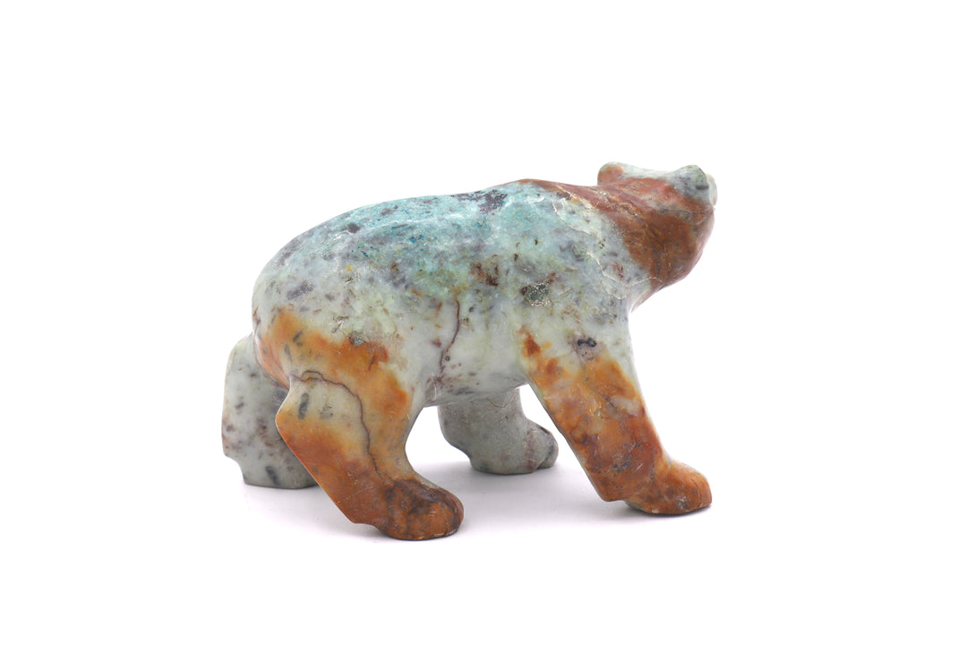 Turquoise Bear Carving