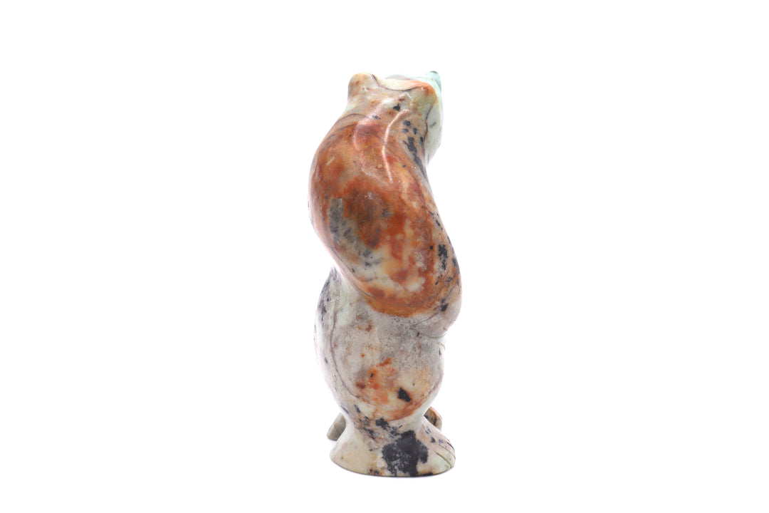 Turquoise Standing Bear Carving