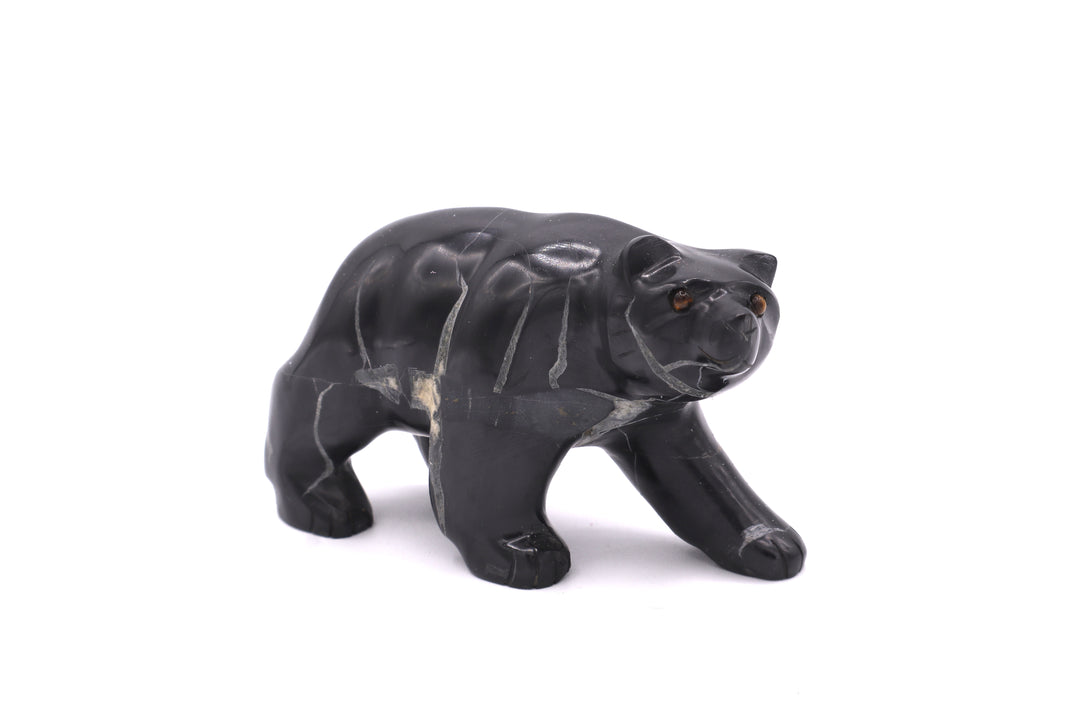 Septarian Bear Carving