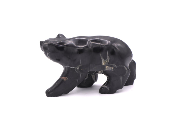 Septarian Bear Carving