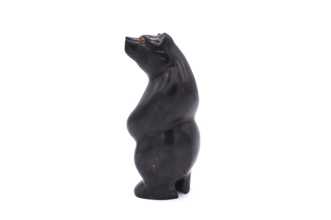 Septarian Standing Bear Carving