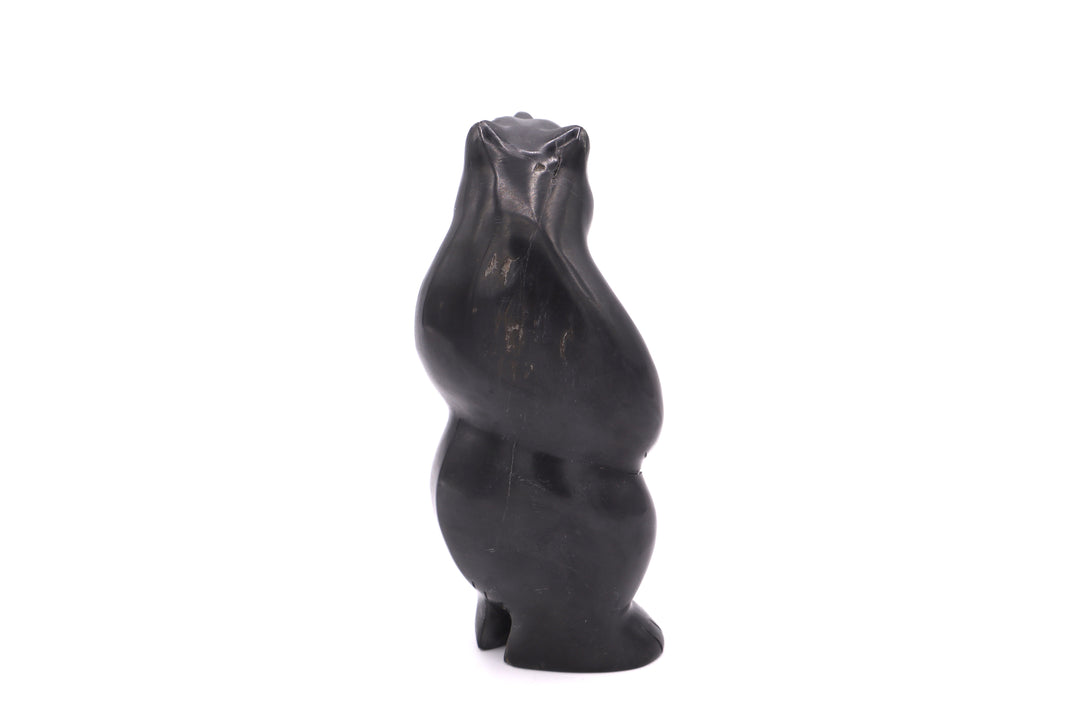 Septarian Standing Bear Carving
