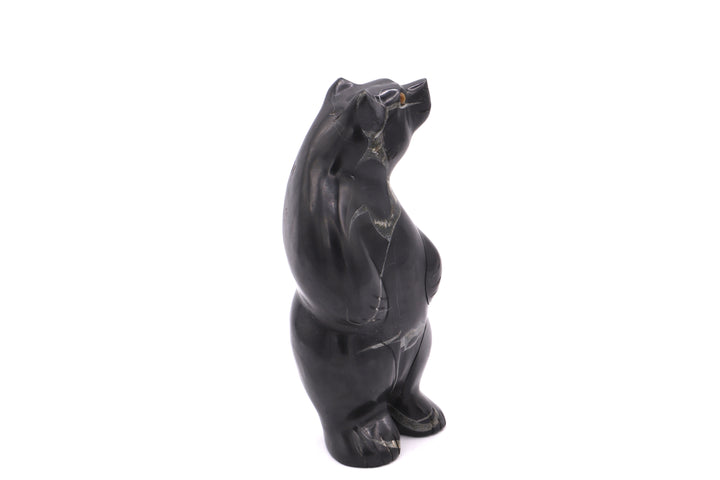 Septarian Standing Bear Carving