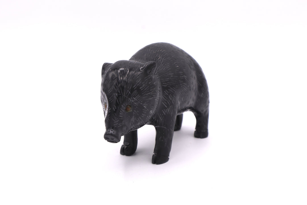 Black Onyx Javelina Carving