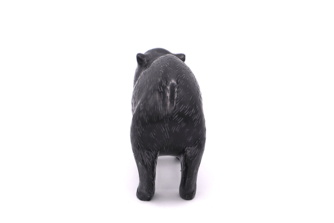 Black Onyx Javelina Carving