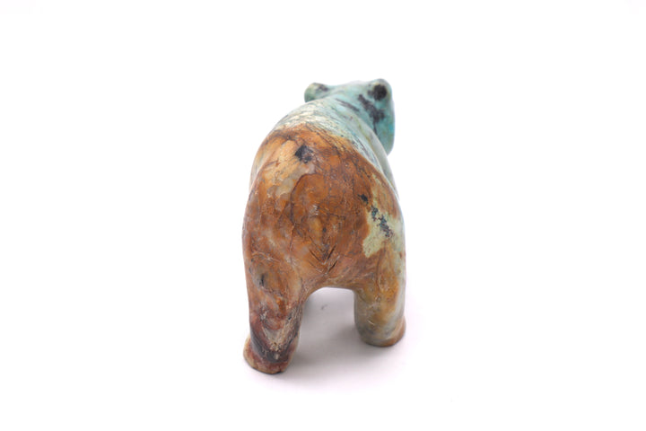 Turquoise Bear Carving