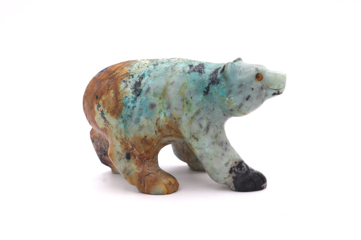 Turquoise Bear Carving