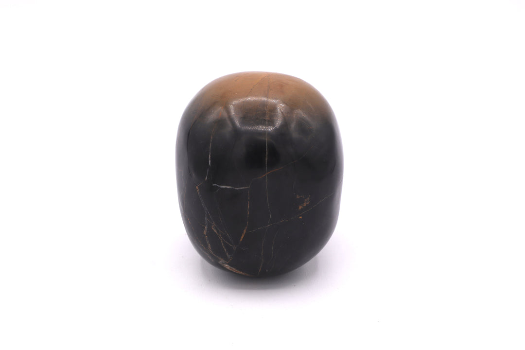 Black &amp; Brown Jasper Skull Carving