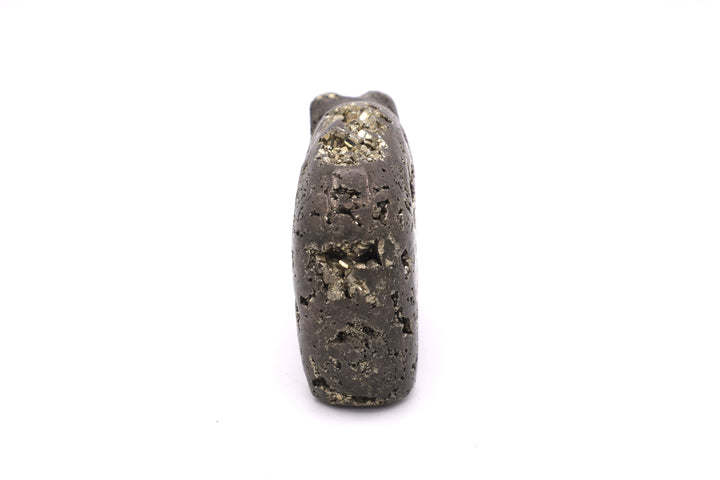 Pyrite Bear Carving