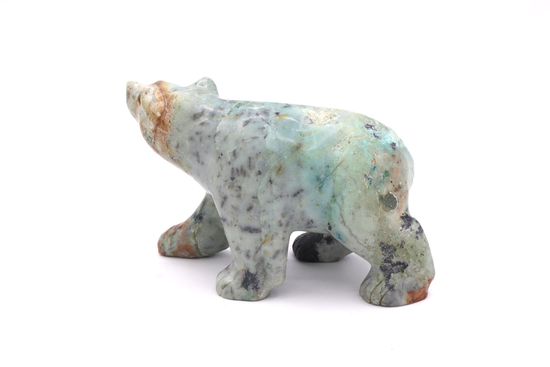 Turquoise Bear Carving