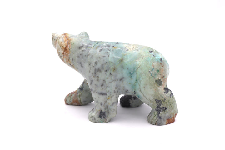 Turquoise Bear Carving