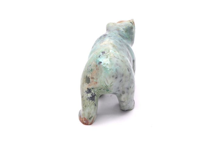 Turquoise Bear Carving