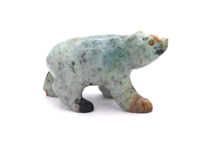Turquoise Bear Carving