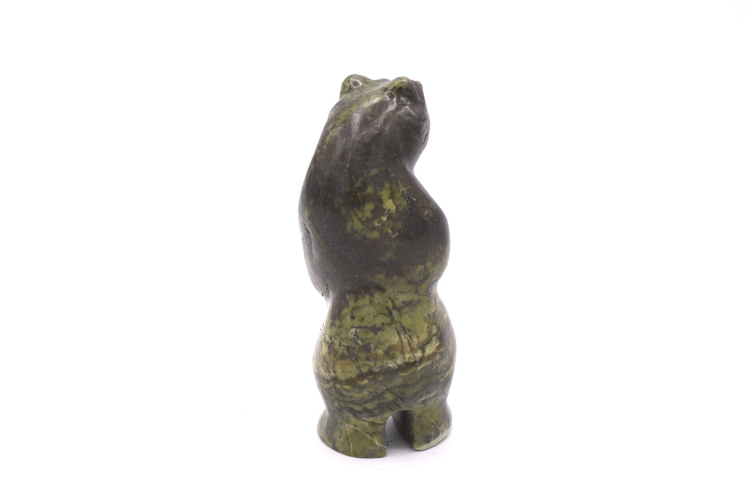 Serpentine Standing Bear Carving