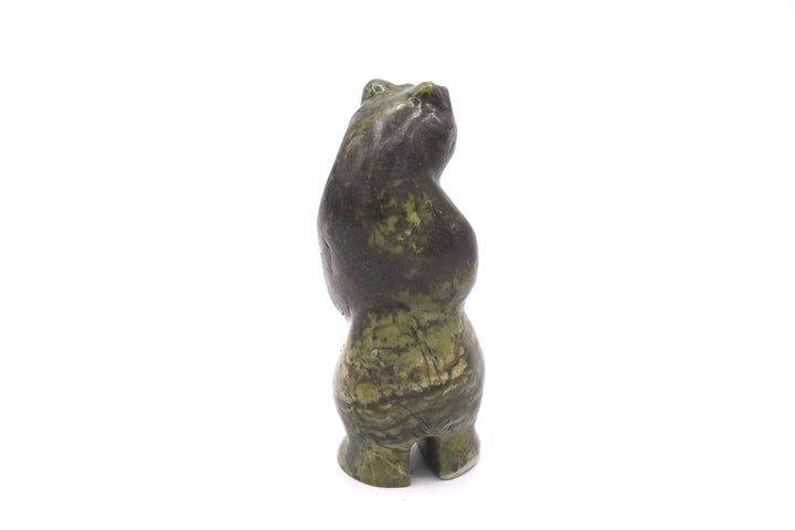 Serpentine Standing Bear Carving