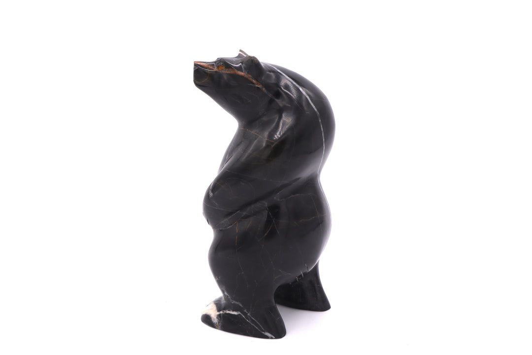 Septarian Standing Bear Carving