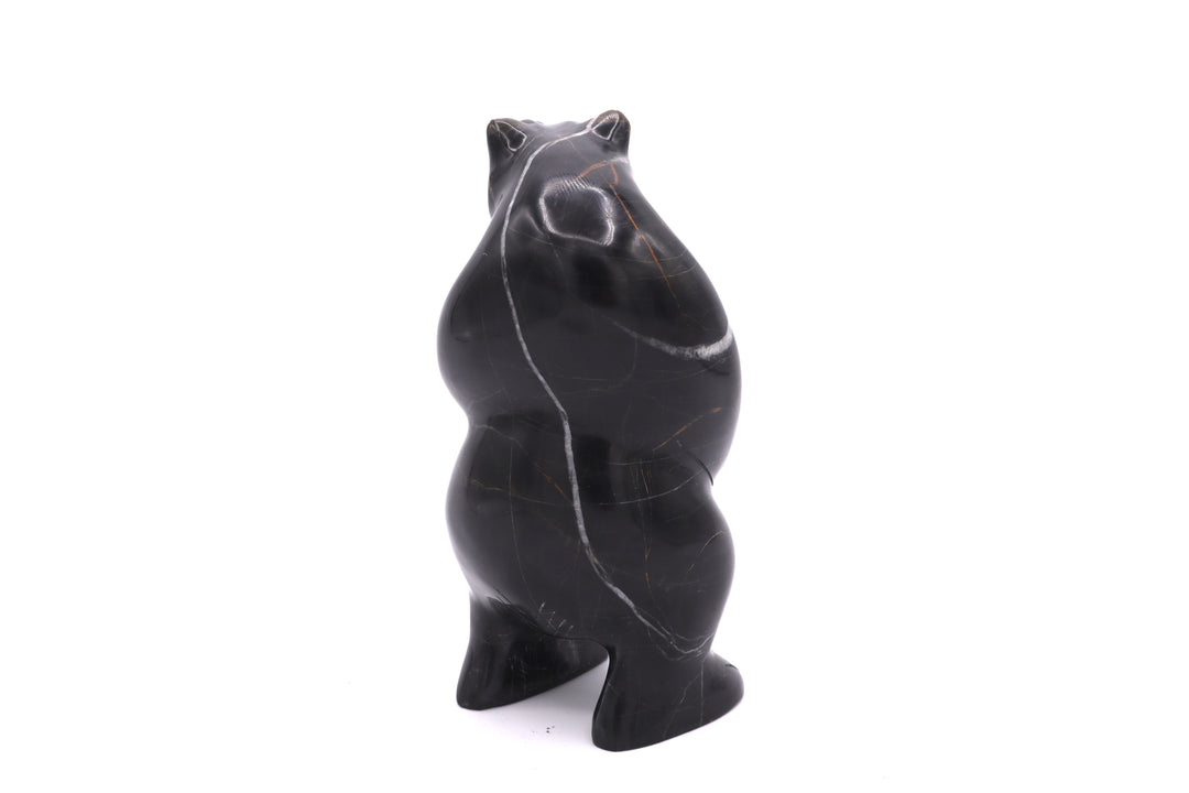 Septarian Standing Bear Carving