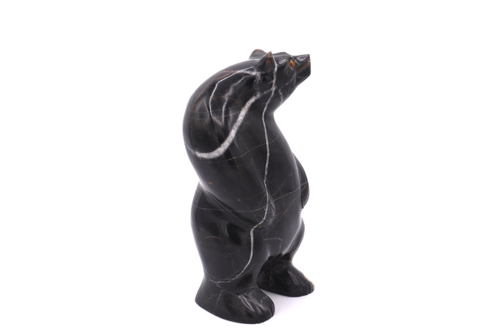 Septarian Standing Bear Carving