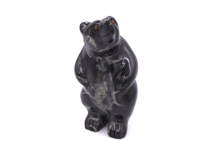 Septarian Standing Bear Carving
