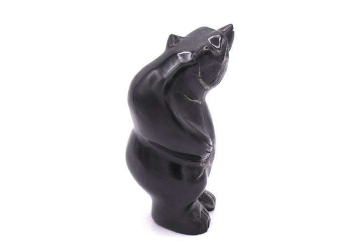 Septarian Standing Bear Carving