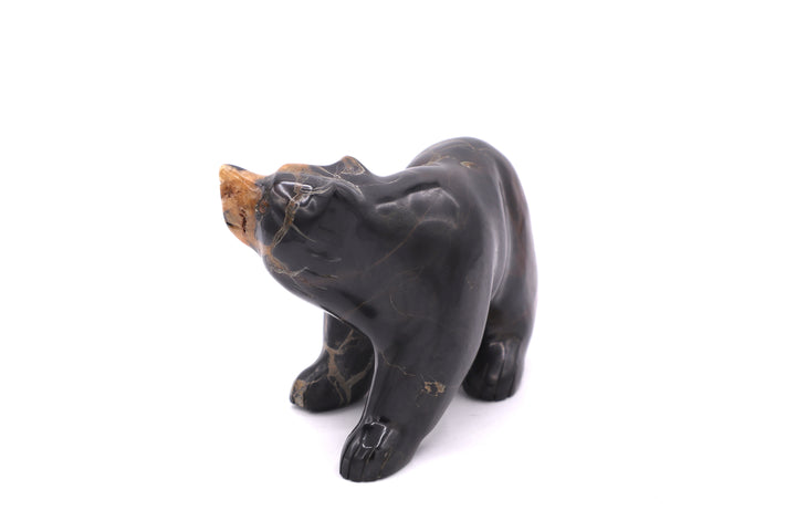 Septarian Bear Carving