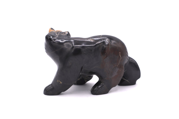 Septarian Bear Carving
