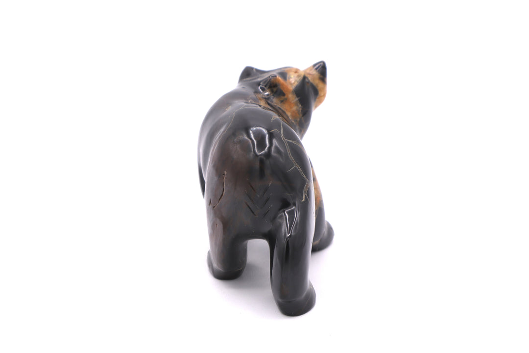 Septarian Bear Carving