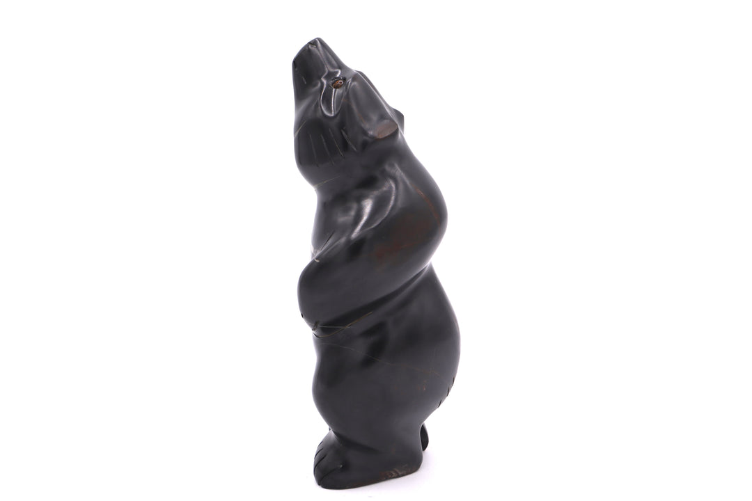 Septarian Standing Bear Carving
