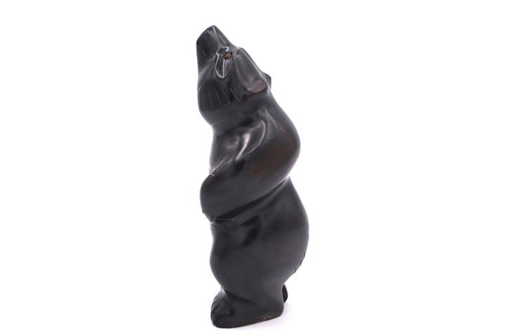 Septarian Standing Bear Carving
