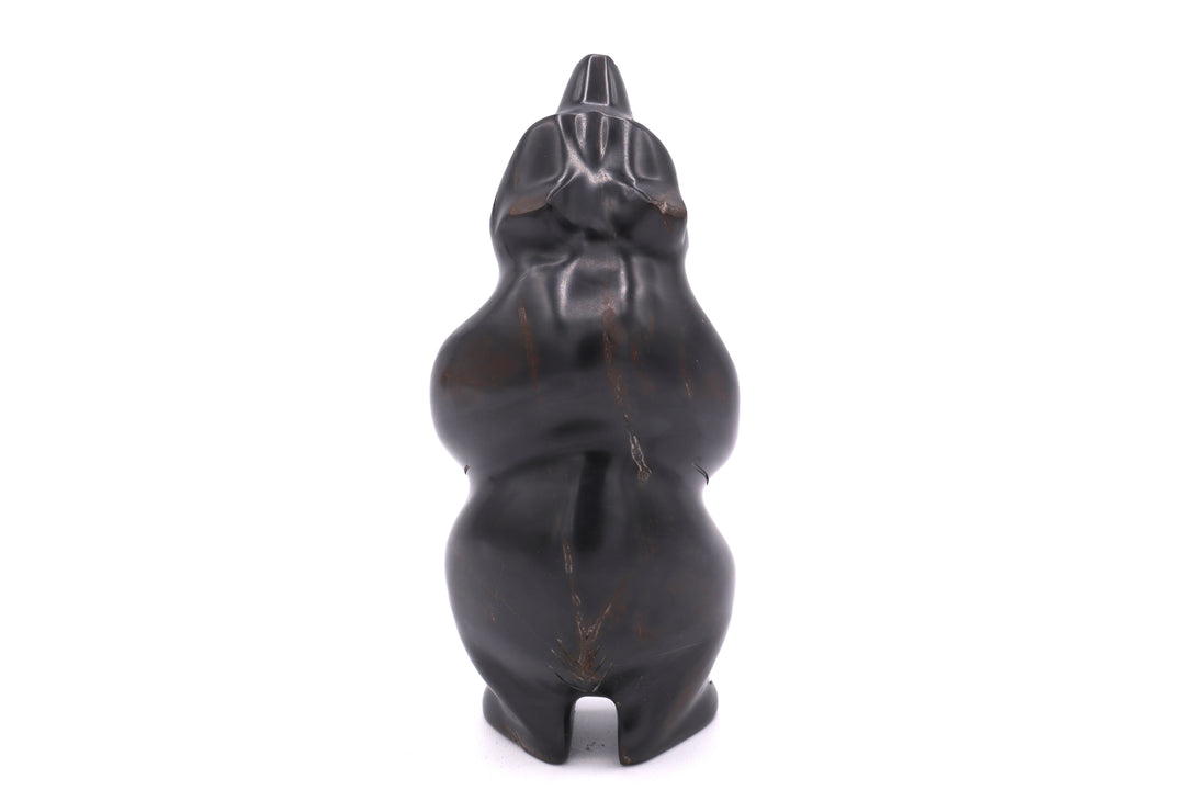 Septarian Standing Bear Carving