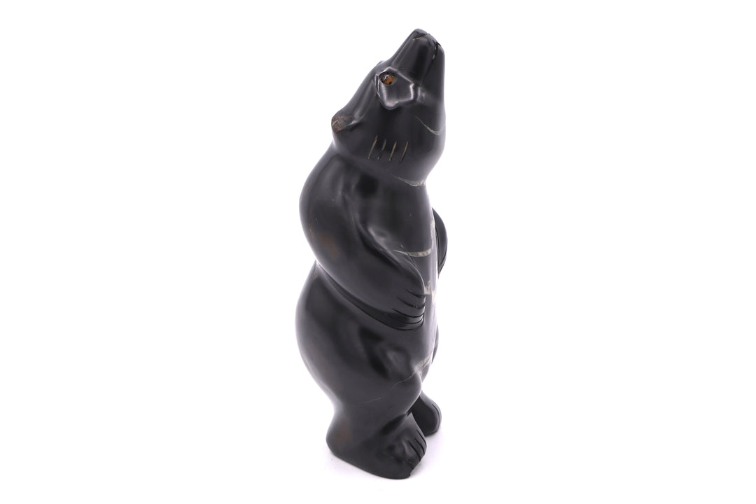 Septarian Standing Bear Carving