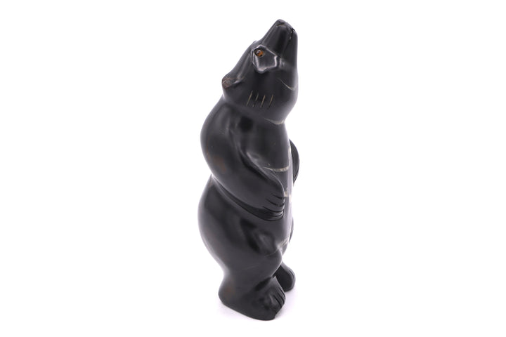 Septarian Standing Bear Carving
