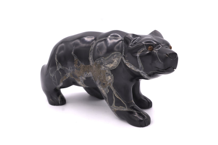 Septarian Bear Carving