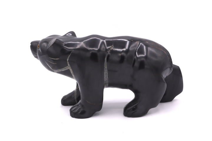 Septarian Bear Carving