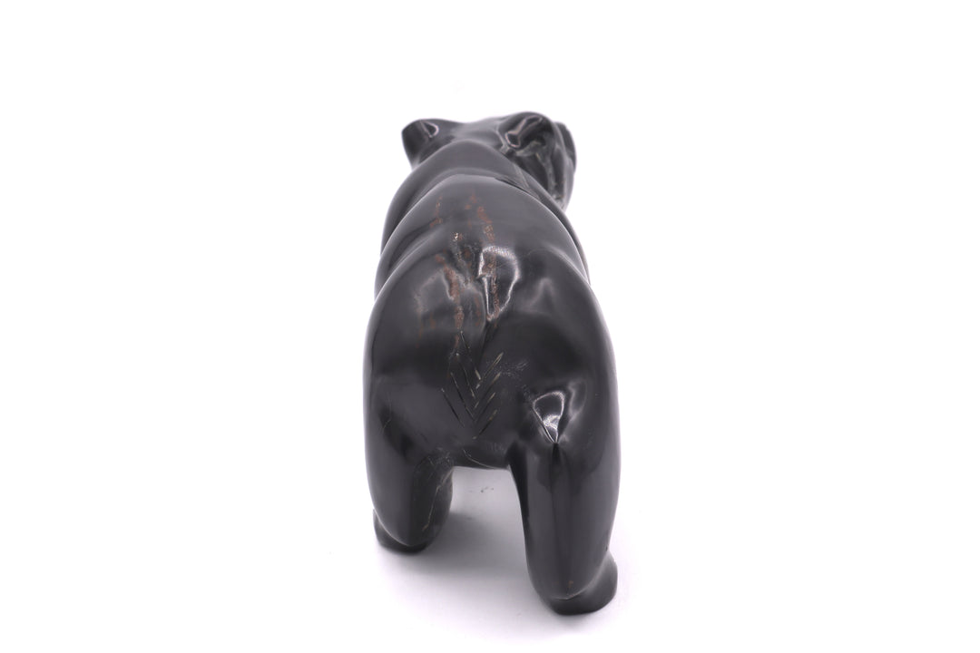Septarian Bear Carving