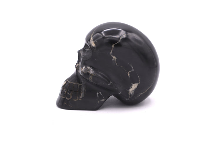 Septarian Skull Carving