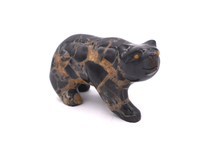Septarian Bear Carving
