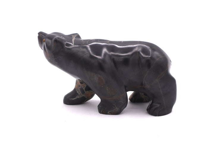 Septarian Bear Carving