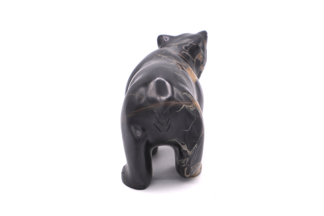 Septarian Bear Carving