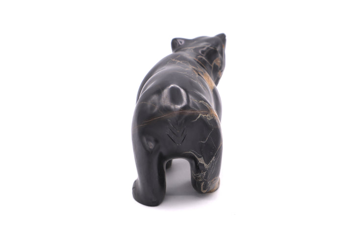 Septarian Bear Carving