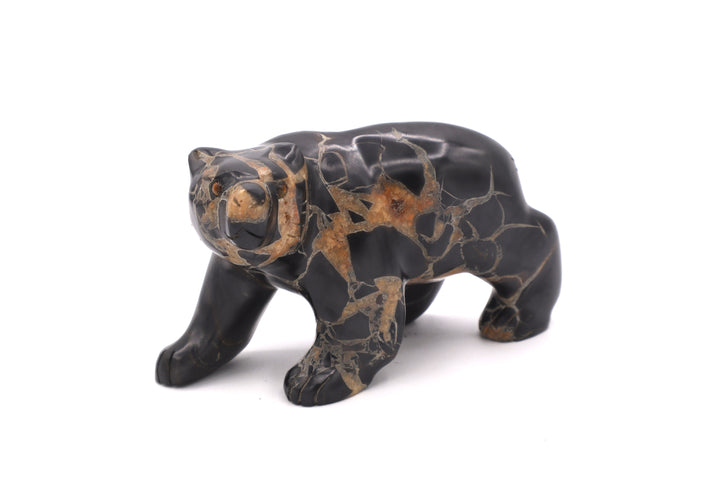 Septarian Bear Carving