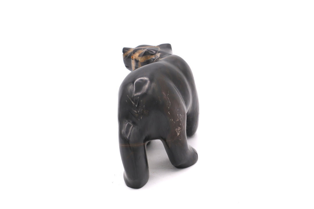 Septarian Bear Carving