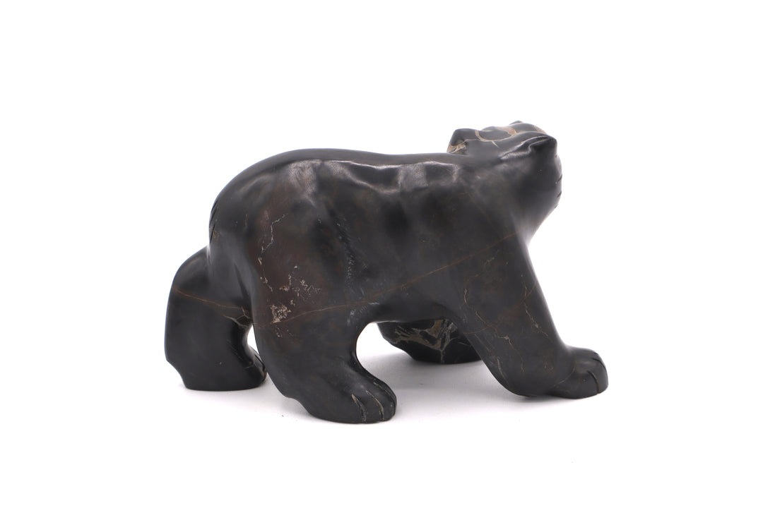 Septarian Bear Carving