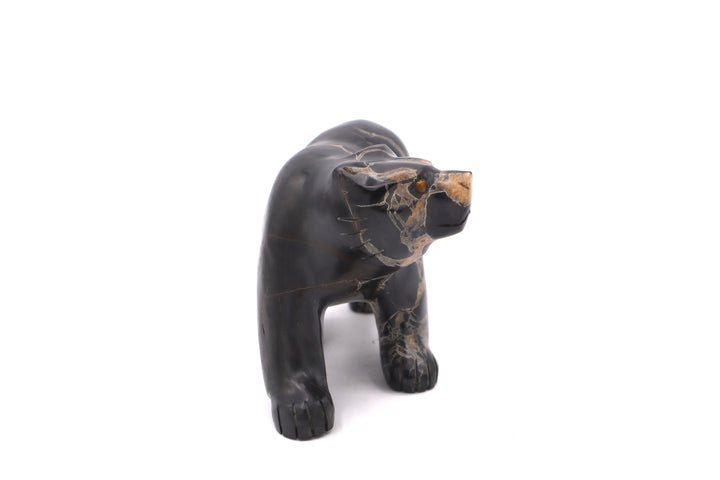 Septarian Bear Carving