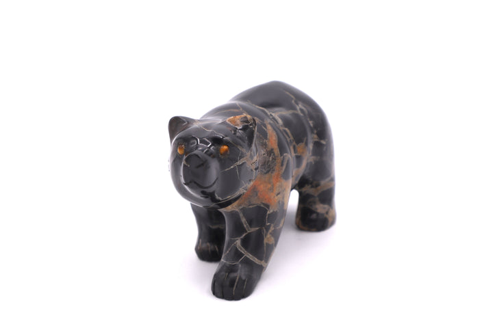 Septarian Bear Carving