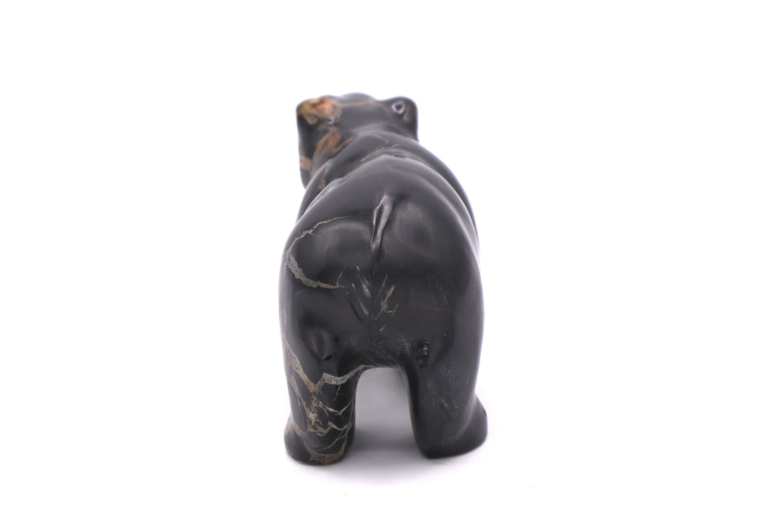 Septarian Bear Carving