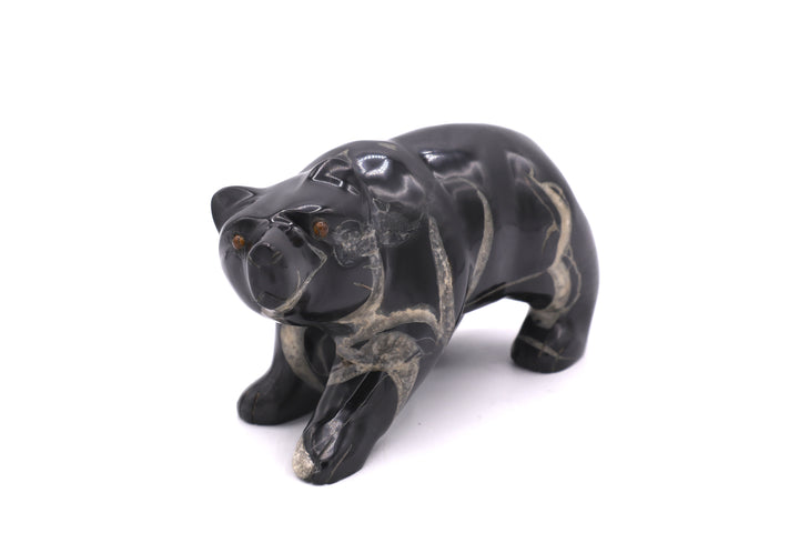 Septarian Bear Carving