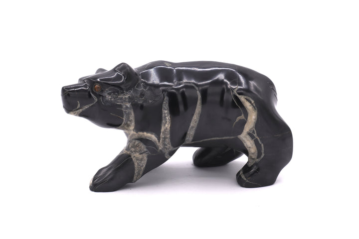 Septarian Bear Carving
